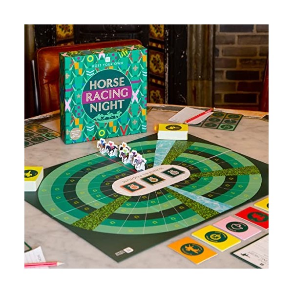 Talking Tables Horse Racing Board Game for Family Games Night