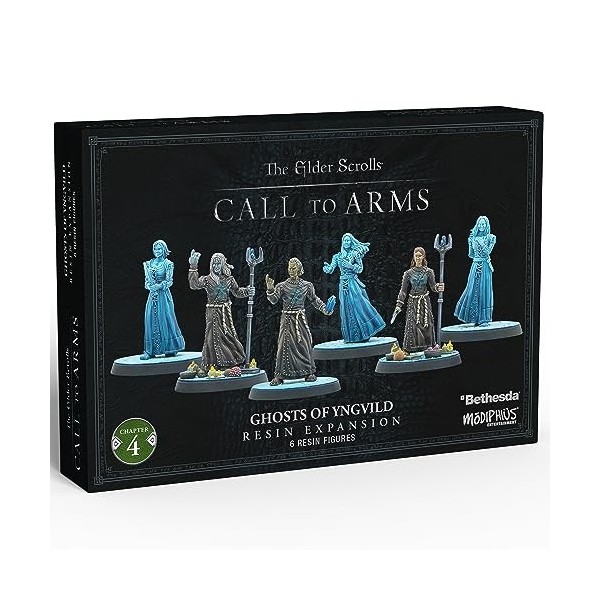 Modiphius: The Elder Scrolls Call to Arms – Ghosts of Yngvild – Extension en résine à 6 figurines, chapitre 4, non peinte, 32