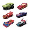 AWAVM 6 Pièce Mini Jouet de Voiture,Lot de Petites Voiture Friction, Petites Voitures Jouets, Voitures Miniatures en Métal, V