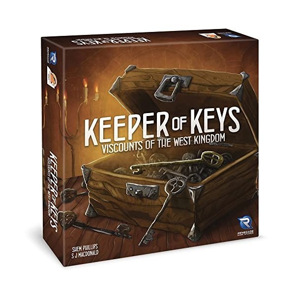Renegade Game Studios Viscounts of The West Kingdom : Keeper of Keys Expansion - Jeu de société de stratégie, à partir de 14 