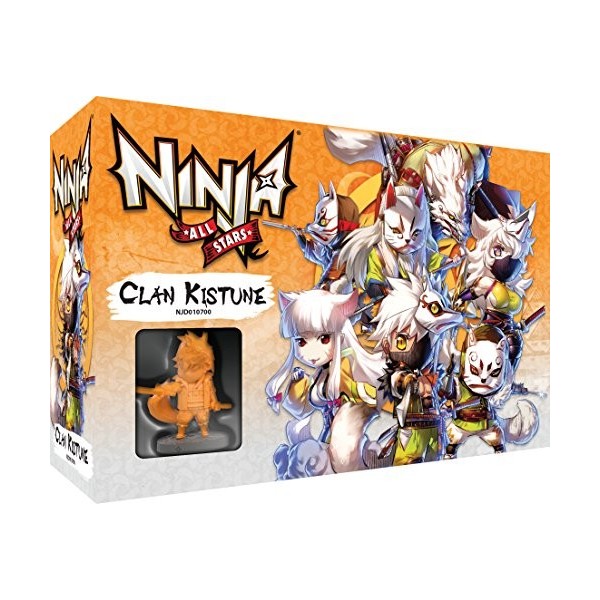 Edge | Ninja All Stars - Extension Clan Kitsune | Jeu de société | À partir de 14 ans | 2 à 4 joueurs | 90 minutes