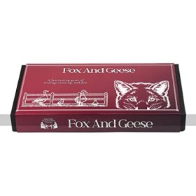 Medieval Fox and Geese Game - Cloth Board and Wooden Pieces - Historical Games - Medieval Board Games