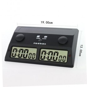 Toyvian 1Pc Horloge Minuterie Jeu De Société Minuterie Échecs Course Minuterie Numérique Minuterie Aller Horloge DÉchecs