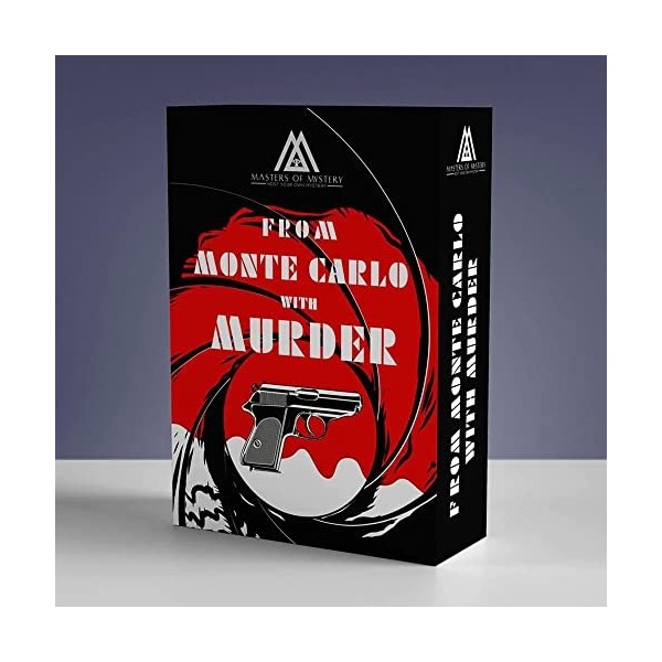 James Bond Spy Murder Mystery Host Your Own Kit de jeu Version numérique Taille M Anglais 4 à 20 joueurs