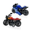 2 Pièces Dinosaure Moto Jouet,inertie Tirez Jouet de Moto,Jouet Moto en Alliage,Jouet de Moto,pour Les Tout-Petits, Les GarçO