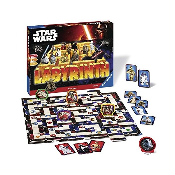 Ravensburger - 26666 - Labyrinthe Star Wars VII - Jeu