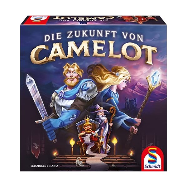 Schmidt Spiele 49407 Le Futur de Camelot Jeu Tactique Bluff, coloré