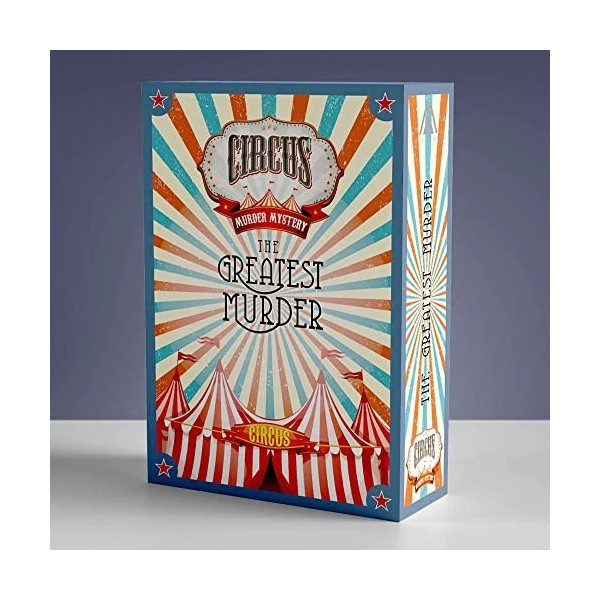 Circus Murder Mystery Host Your Own Kit de jeu jusquà 20 joueurs – Version USB avec fichiers numériques/imprimables Taille m