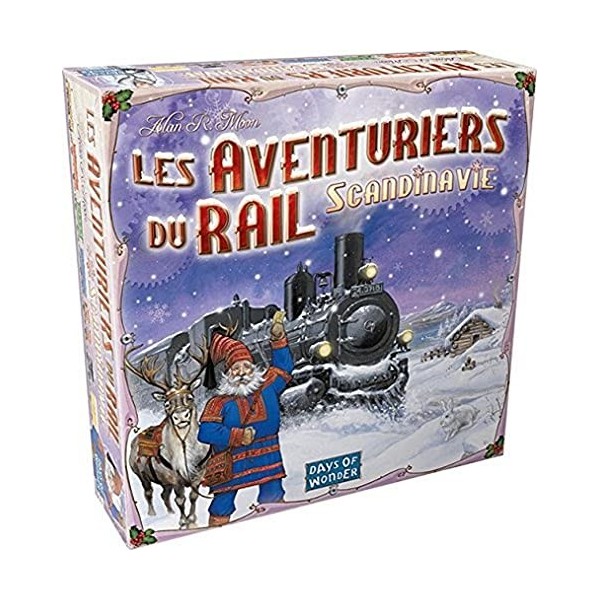 Days of Wonder - Les Aventuriers du Rail : Scandinavie - Version Française - Jeu de Société pour Enfants dès 8 ans - 2 à 3 Jo