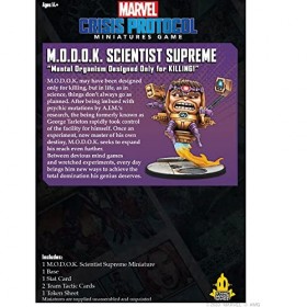 Atomic Mass Games Marvel Crisis Protocol M.O.D.O.K. Scientist Supreme Lot de personnages,Jeu de combat miniatures,Jeu de stra