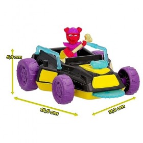 METAZELLS Dark Blade Véhicule avec Fonctions Comprenant Une Figurine Cadeau Optimo pour garçons et Filles +4 Ans