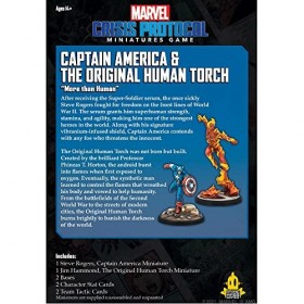 Marvel Crisis Protocol Captain America & The Original Human Torch