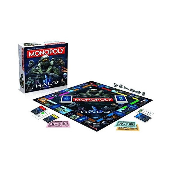 Hasbro - 0980 - Monopoly : Halo - Édition Collector - Version Française