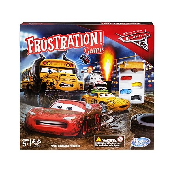 Hasbro- Disney Pixar Cars 3 Edition Jeu Frustration