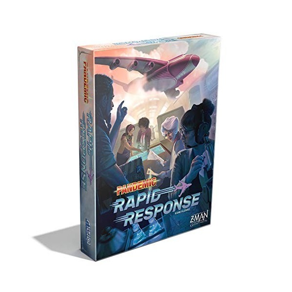 Z-Man Games , Pandemic Rapid Response, Board Game, Ages 8+, for 2 to 4 Players, 20 Minutes Playing Time