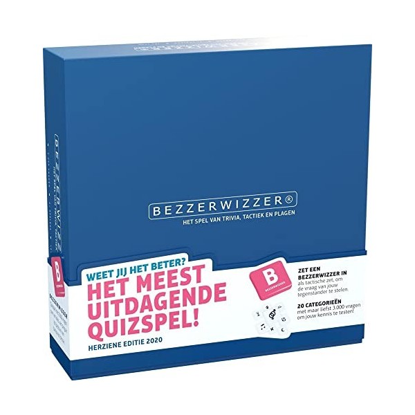 Bezzerwizzer - Le Jeu de Quiz Le Plus Difficile - Jeu de société - pour Adultes - Néerlandophone