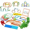 Puzzles en Bois, Montessori Jeux Enfant Formes géométriques Animal Puzzle éDucatif Jouet Forme et Couleur Blocs, IQ Puzzler E