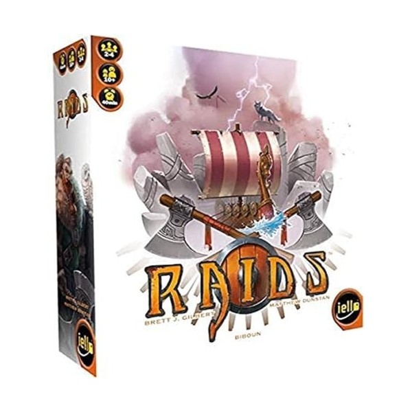 IELLO RAIDS Jeu Multicolore