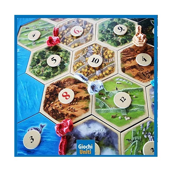 Jeux États-Unis - Lascension des Inca Jeu de la ligne Catan avec Corral historique, multicolore, 1  - Version Italienne