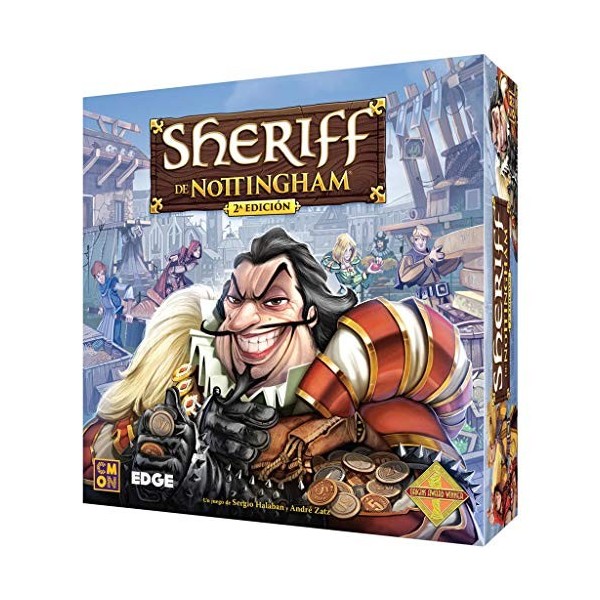 Edge Entertainment El Sheriff de Nottingham 2a ed. - Jeu de table en espagnol EECMSN03 