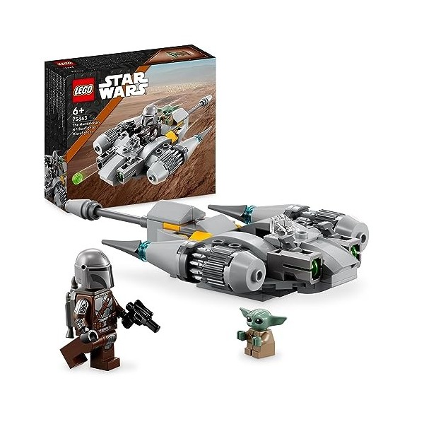 LEGO 75363 Star Wars Microfighter Chasseur N-1 du Mandalorien, Jouet de Construction, Le Livre de Boba Fett, Véhicule avec Fi