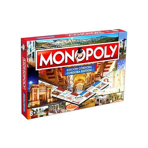 Monopoly Cordoue. Jeu de société- Version bilingue en Espagnol et en Anglais
