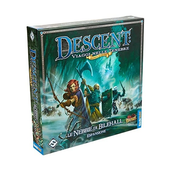 Jeux États-Unis Descent Seconde Edition : Le Nebbie de bilehall, Multicolore, 1 - Version Italienne