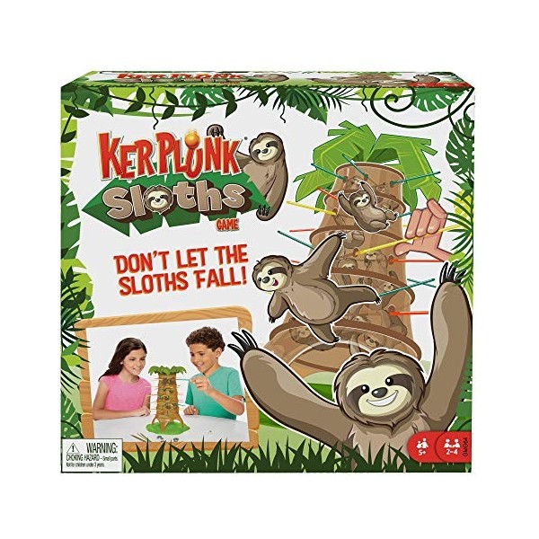 Mattel Games Kerplunk Sloths Kids Game for 5 Year Olds and Up