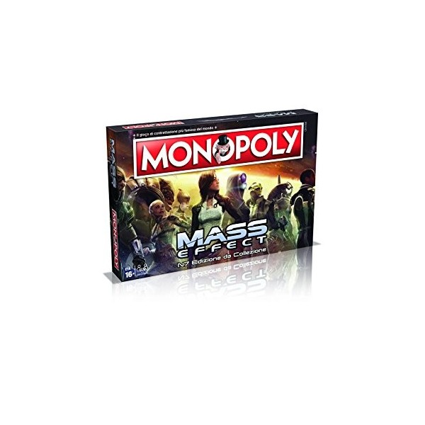 Winning Moves Jeu de société – Monopoly Mass Effect édition à collectionner, version italienne, 29292