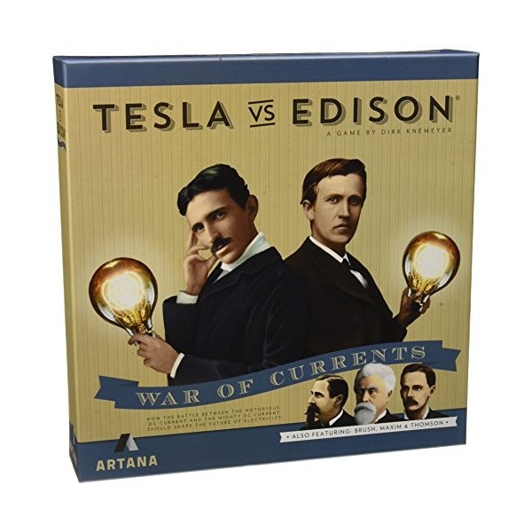 Giochix Tesla vs Edison War of Currents Jeu de société multilingue I/en 