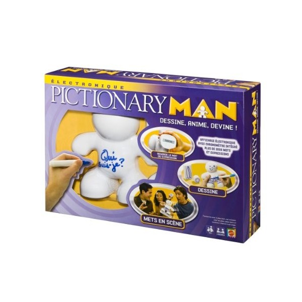 Mattel - N7812 - Jeu dambiance - Pictionary Man