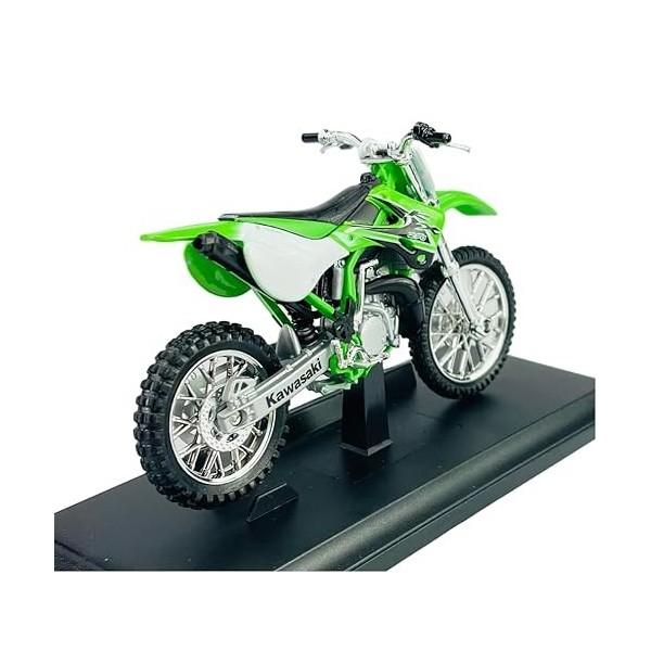 Welly 2002 Kawasaki KX 250 Vert Avec socle 1:18 1/18 Métal Modèle Moto Die Cast Neuf dans la boîte