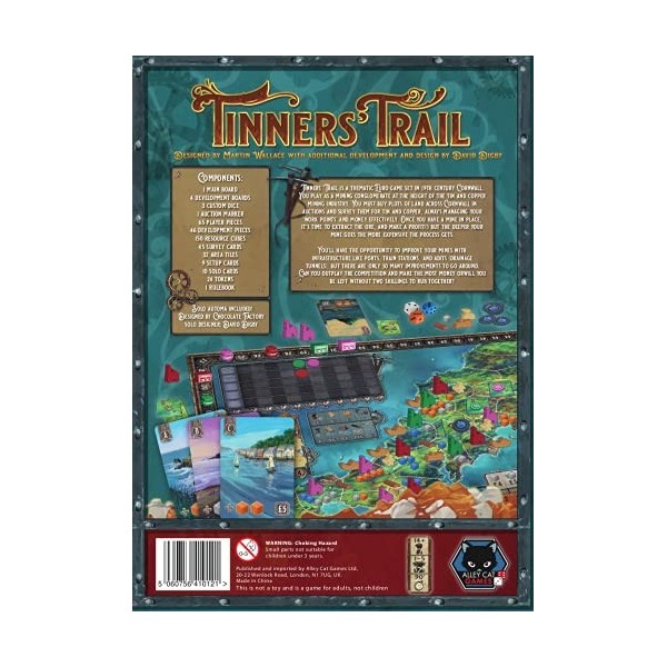 Alley Cat Games Tinners Trail - Jeu de société de gestion des ressources économiques