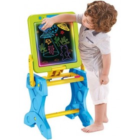 Lisciani Giochi 77465 Cartina Tableau LED 3 en 1 Jeu pour enfants, multicolore, multicolore