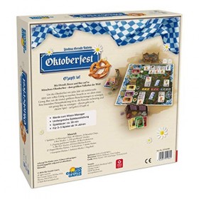 Rio Grande Games 22501482 Jeu de planches Oktoberfest, de Joshua Gerald Balvin Multicolore - version allemande