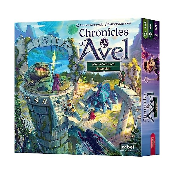 Chronicles of Avel: New Adventures Expansion – Jeu de fantasy, jeu de stratégie coopératif pour enfants et adultes, à partir 