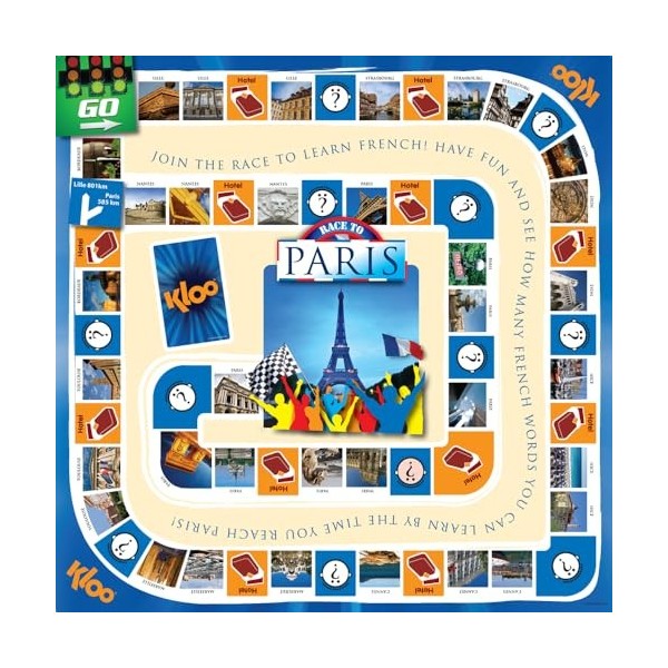 KLOO Le Jeu pour Apprendre à Parler français à partir de l’Anglais - Race to Paris