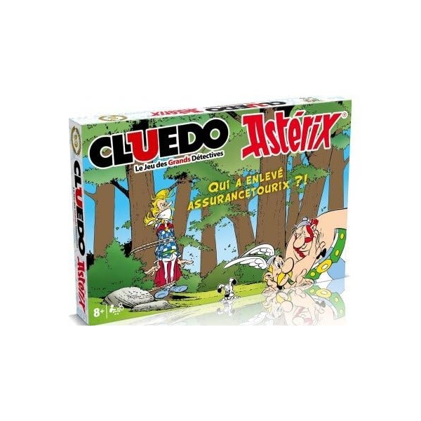 Jeu cluedo Edition Speciale pour Asterix et Obelix - Plateau Version Francaise - Set Jeu de Societe 2 a 6 Joueurs + 1 Carte T