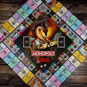Winning Moves Donjons and Dragons Monopoly Jeu de société WM02022-EN1-6