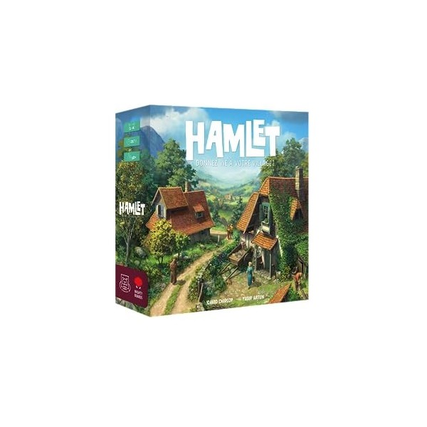 Hamlet - GRRRE Games - Jeu de Placement de tuiles et douvriers - Gestion de ressources à partir de 10 Ans