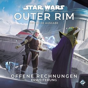 Fantasy Flight Games | Star Wars Outer Rim – Factures Ouvertes | Extension | Jeu dexperts | Jeu de société | 1-4 Joueurs | À
