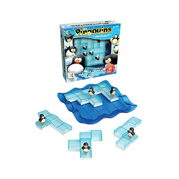 Smart Games - SG 155 FR - Jeu de Société - Les Pingouins Patineurs