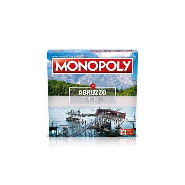 Winning Moves - Monopoly, I Borghi Plus Belli dItalie, Ed. Abruzzo & Molise