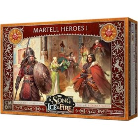 Cmon A Song of Ice and Fire Jeu de figurines de table Martell Heroes I Box Set,Jeu de stratégie pour adolescents et adultes,T