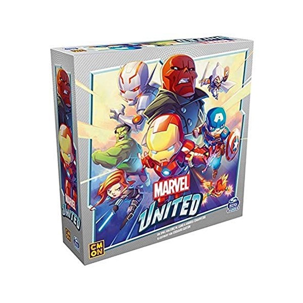 Asmodee | CMON | Marvel United | Jeu de Base | Jeu Familial | Jeu de société | 1 à 4 Joueurs | À partir de 10 Ans | 40 Minute