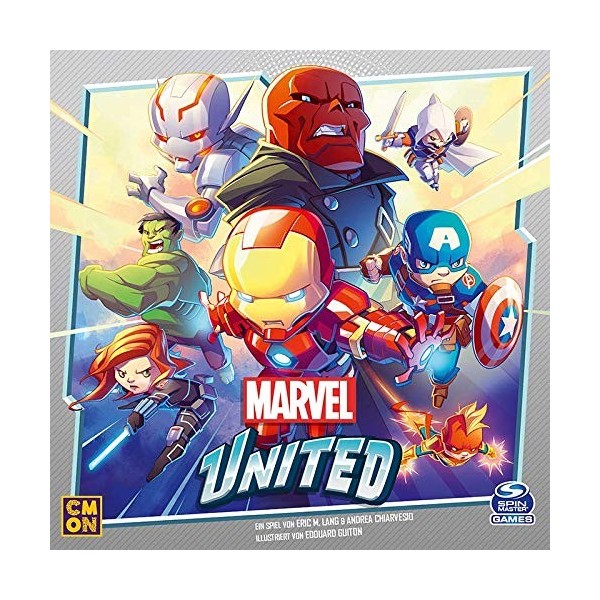 Asmodee | CMON | Marvel United | Jeu de Base | Jeu Familial | Jeu de société | 1 à 4 Joueurs | À partir de 10 Ans | 40 Minute