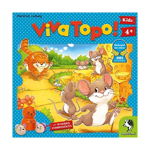 Pegasus Spiele- Jeu de société « Viva Topo », 66003E