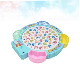 DRESSOOS Jouet Enfant Jouets Jouet De Pêche Jeu De Pêche Électrique Costume De Pêche Faire Tourner