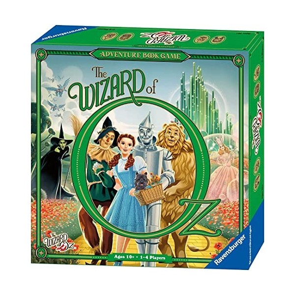 Ravensburger Livre daventure The Wizard of Oz – Jeux de société de stratégie familiale pour Enfants et Adultes à partir de 1