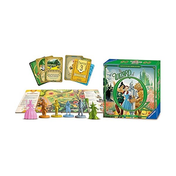 Ravensburger Livre daventure The Wizard of Oz – Jeux de société de stratégie familiale pour Enfants et Adultes à partir de 1